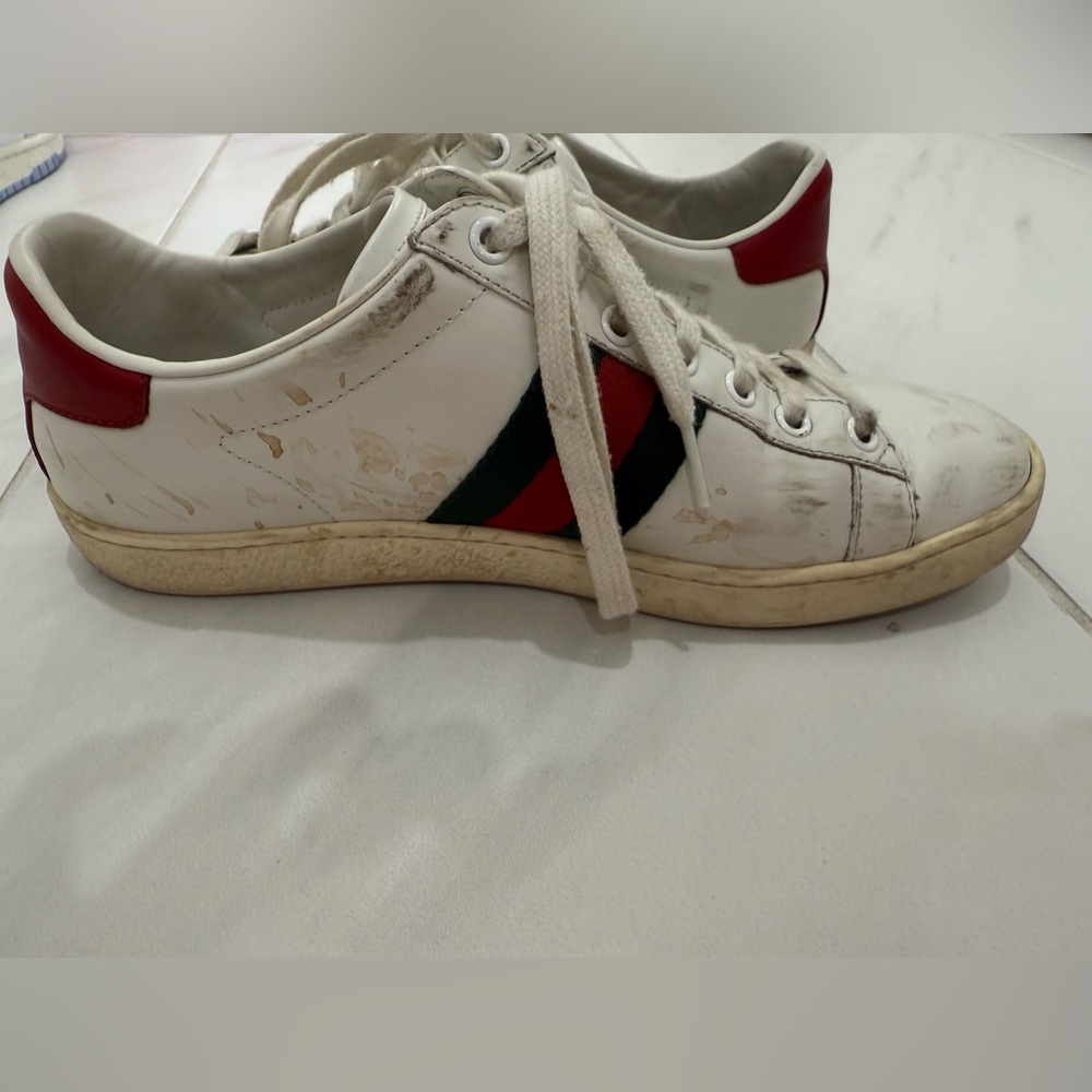 Gucci Wmns Ace GG 'Cherry' - Picture 9 of 13